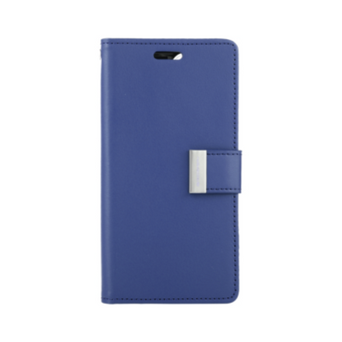 iPhone 13 Compatible Case Cover With Rich Diary - Navy